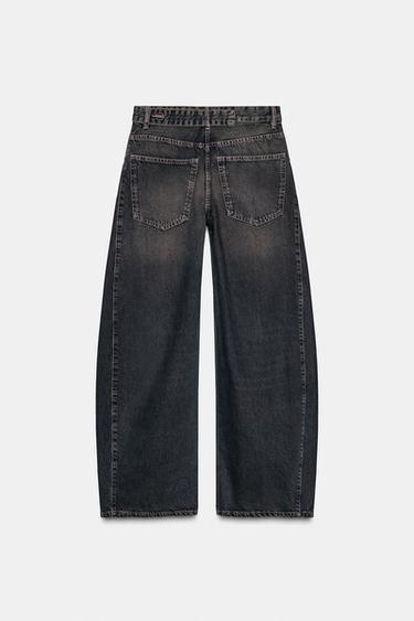 TRF OVERSIZE JEANS MIT NIEDRIGEM BUND - Nachtblau von Zara