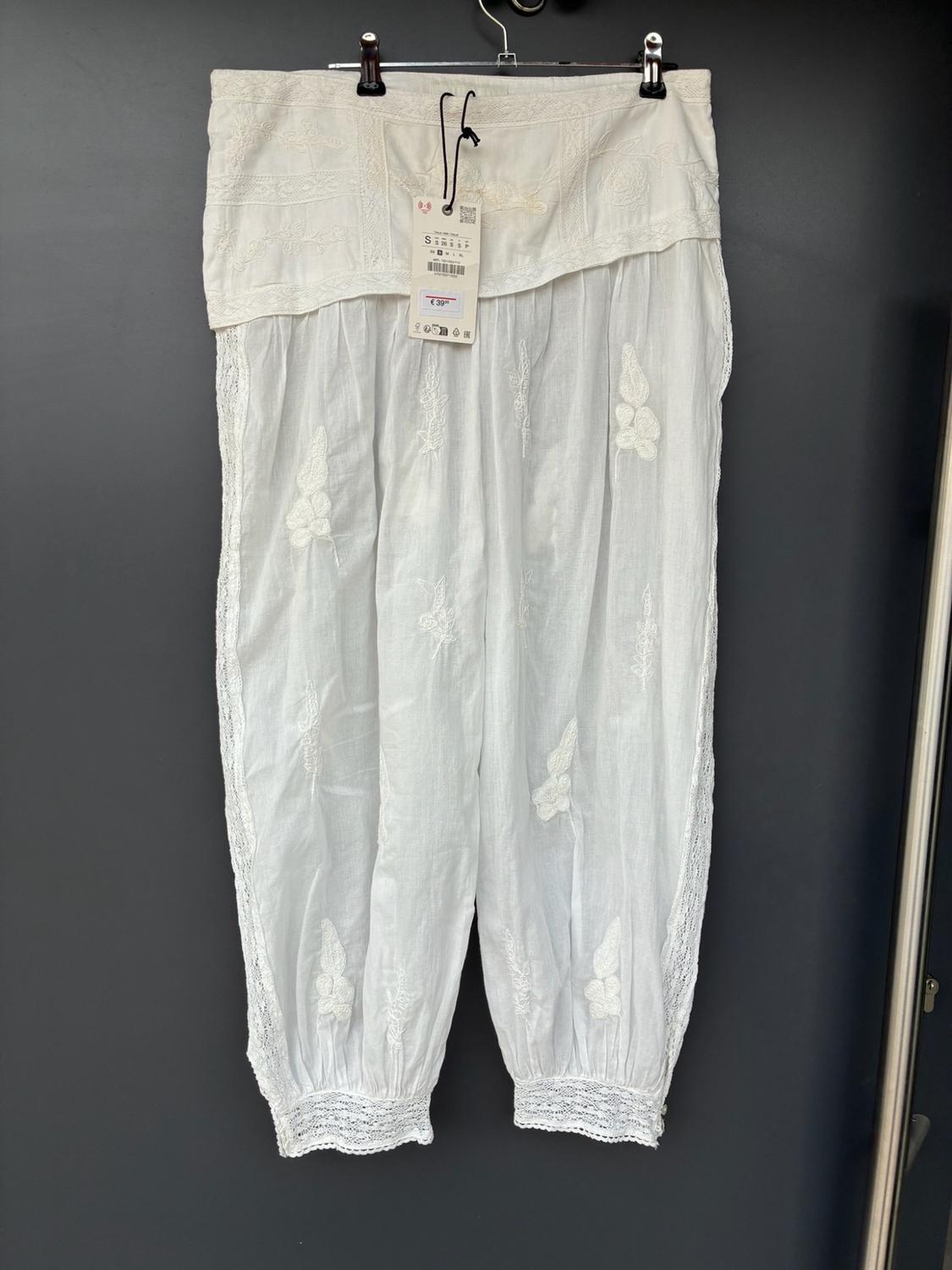 ZW COLLECTION EMBROIDERED SAROUEL TROUSERS - Image 3