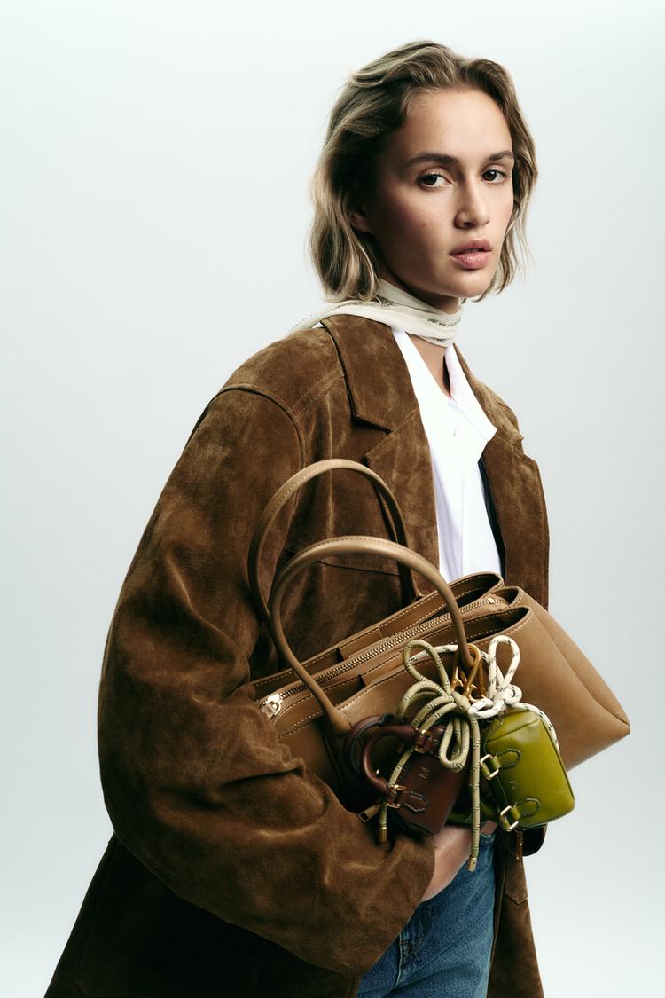 MINI CITY-TASCHE CHARM Grün ZARA Deutschland Germany