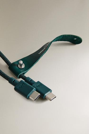 NATIVE UNION USB-C CHARGING CABLE - Green by Zara - Image 2