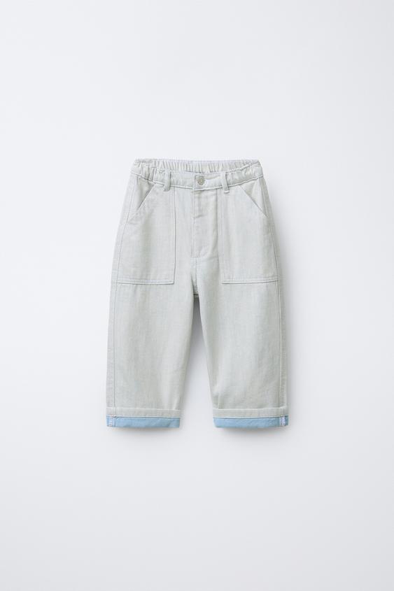BAGGY JEANS - White by Zara - Image 0