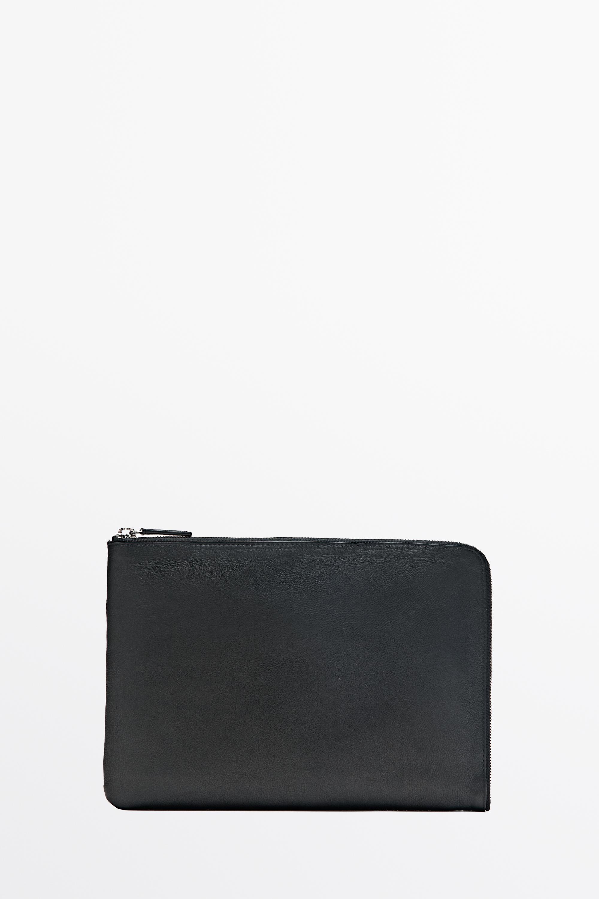 Housse S pour ordinateur portable en cuir nappa