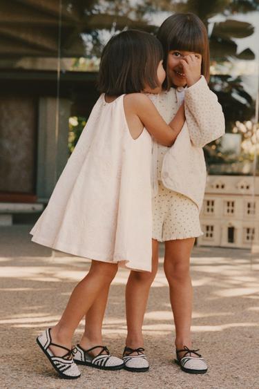 TIMELESS - VESTIDO BORDADOS - Crudo de Zara