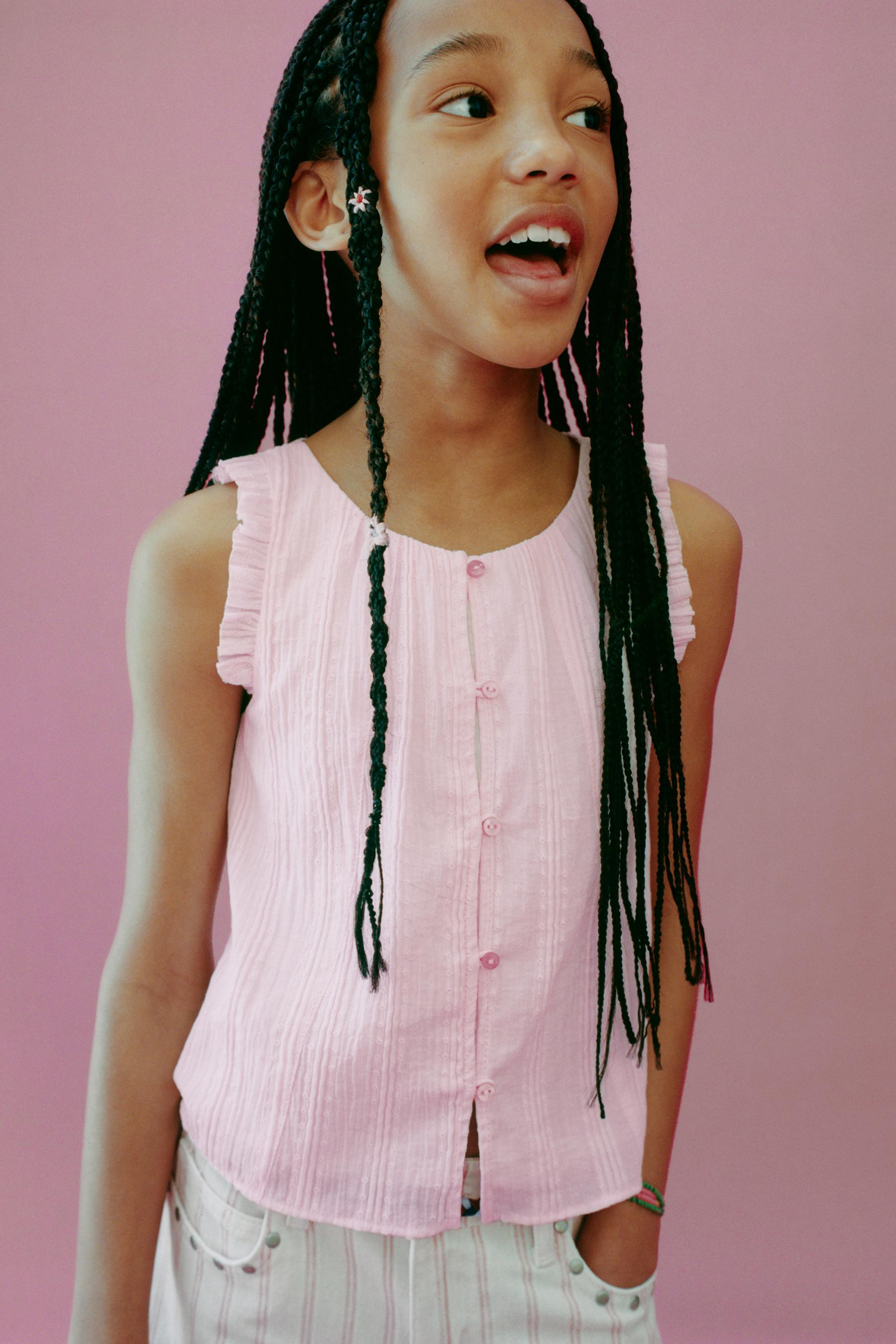 TEXTURED TOP - Pink | ZARA India TEXTURED TOP - Pink | ZARA India