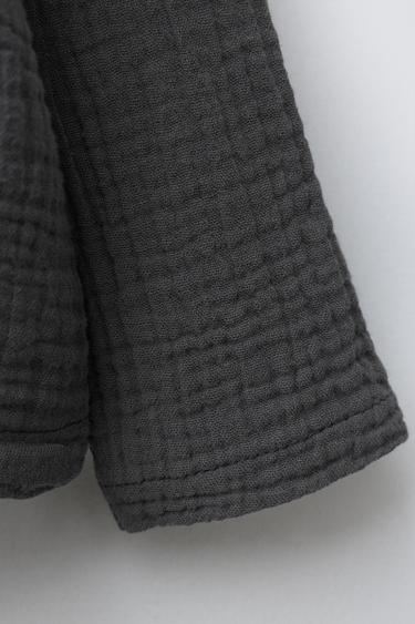 COTTON GAUZE SHIRT - Steel by Zara - Image 3