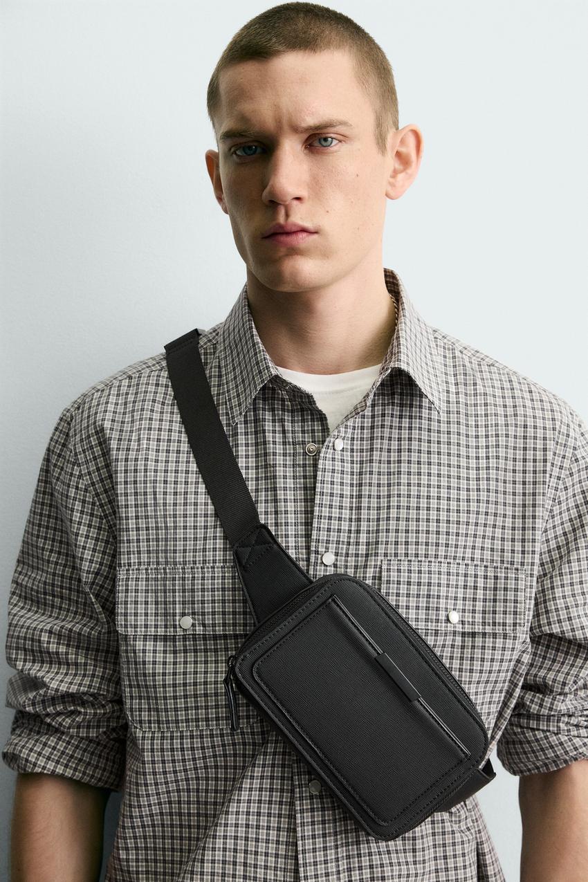 TEXTURED BELT BAG - Black | ZARA United States display picture 1