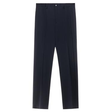 PANTALON DE COSTUME 100 % LAINE - Bleu marine de Zara