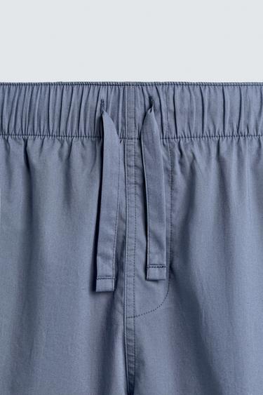 ENSEMBLE PYJAMA SHORT AARON LEVINE X ZARA - Bleu ciel de Zara - Image 12