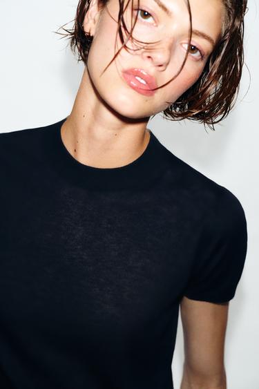 TOP THURJE ME LESH - Blu marinari nga Zara