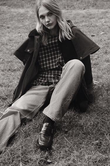 MOCASÍN PIEL HEBILLA - Marrón de Zara