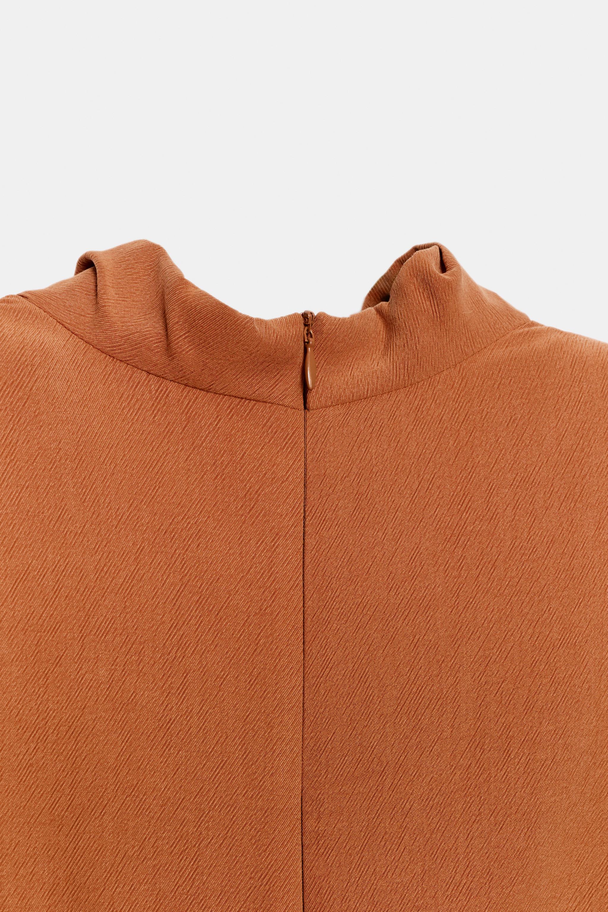 Zara BELTED SHOULDER PAD JUMPSUIT — фото 8