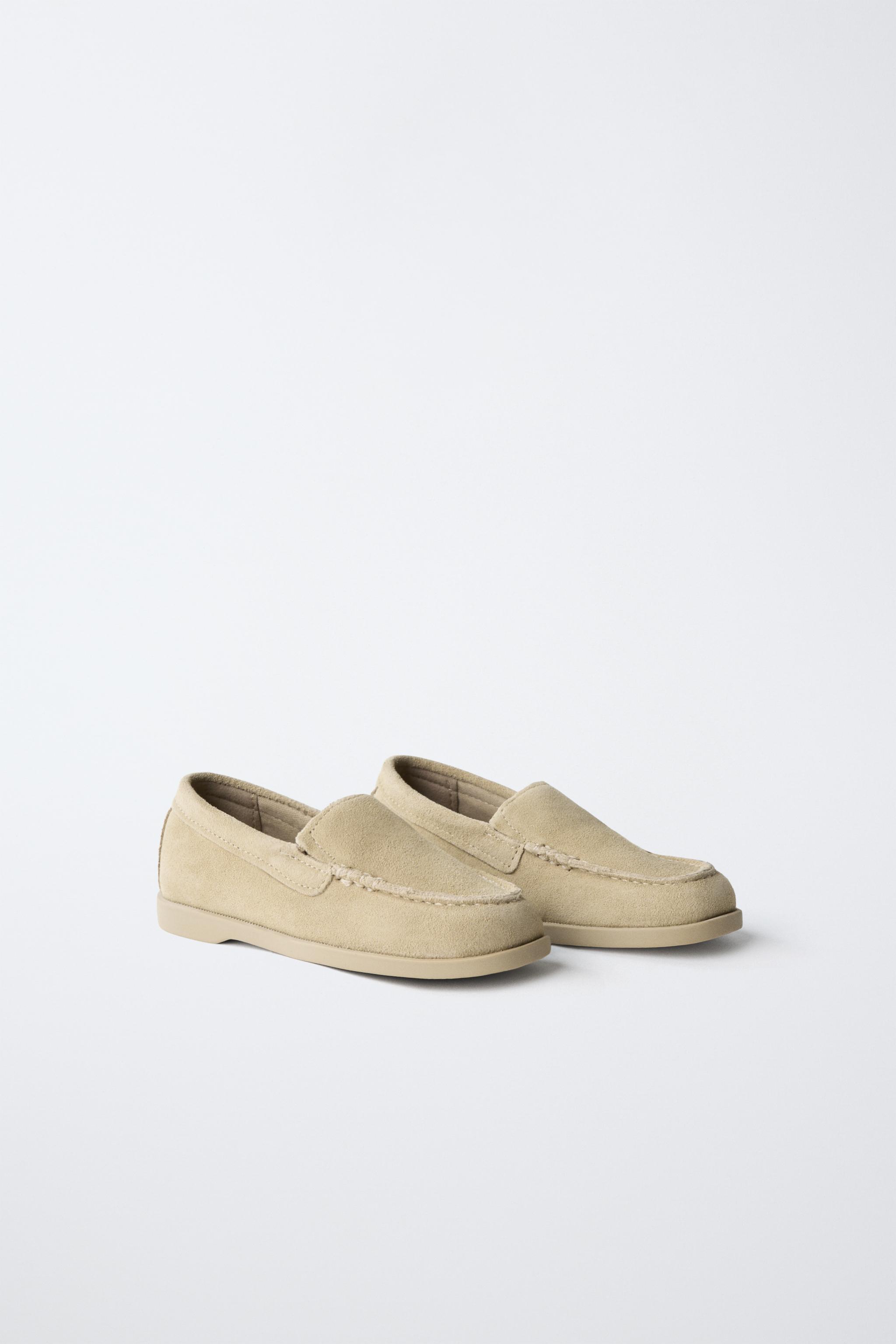LEATHER LOAFERS — Sandy Brown