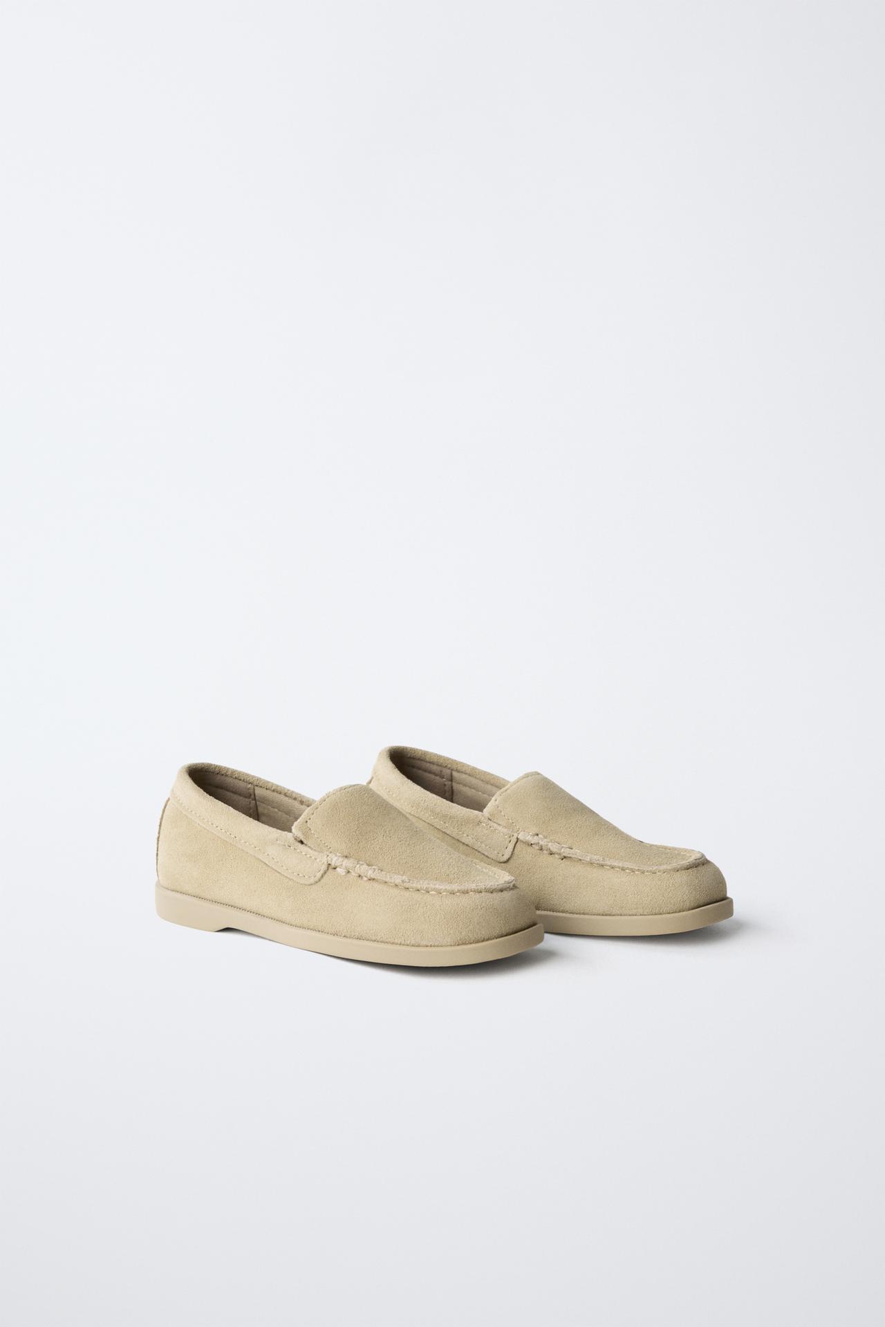 LEATHER LOAFERS — Sandy Brown