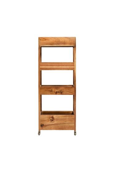 STORAGE UNIT WITH WHEELS - Brown by Zara