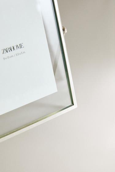 PHOTO FRAME WITH STAND - Silver by Zara - Image 2