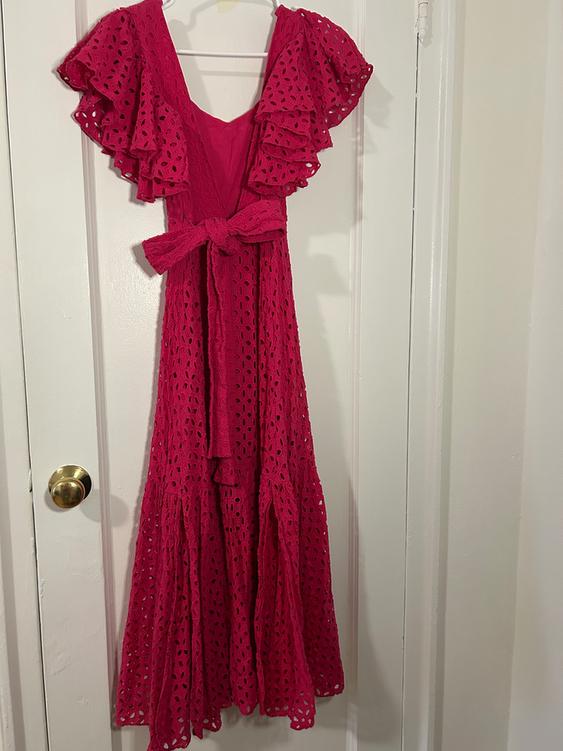 EMBROIDERED MIDI DRESS - Image 2