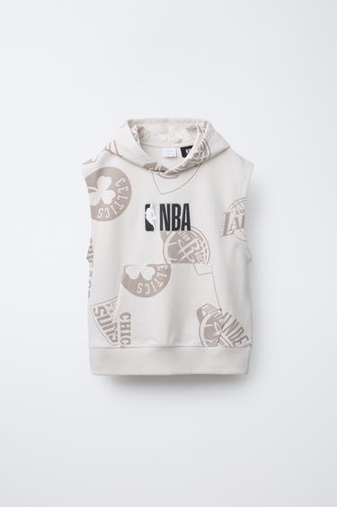 NBA TEAMS © INTERLOCK HOODIE VEST - Beige by Zara