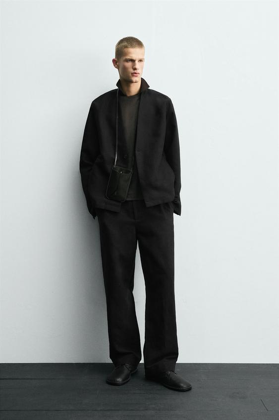 COTTON-LINEN SUIT BLAZER