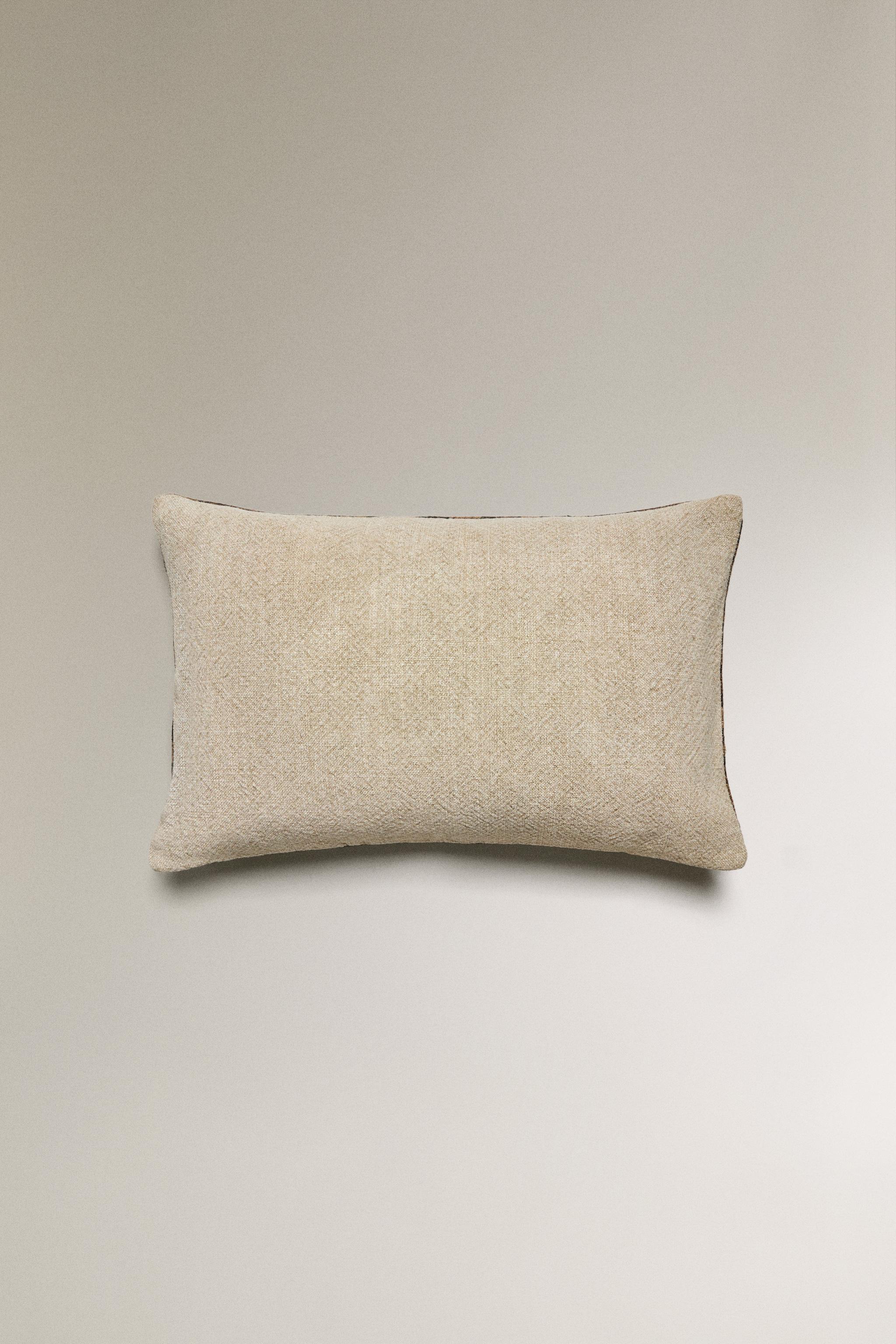 FLORAL LINEN CUSHION COVER