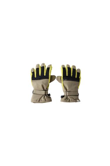 GUANTES WINDPROOF SKI COLLECTION - Verde de Zara