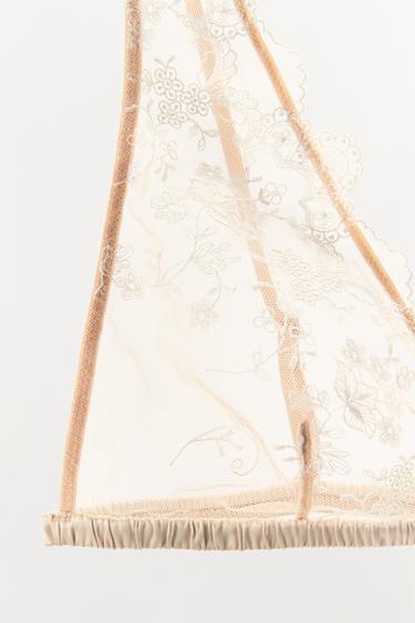 SOUTIEN-GORGE TRIANGLE MESH DENTELLE - Gaufrette de Zara - Image 6