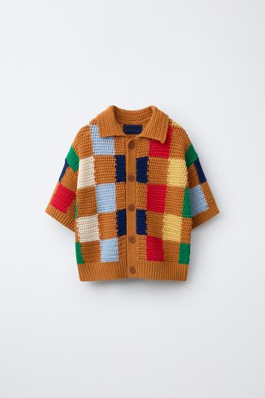 CHECK KNIT SHIRT - 089 by Zara