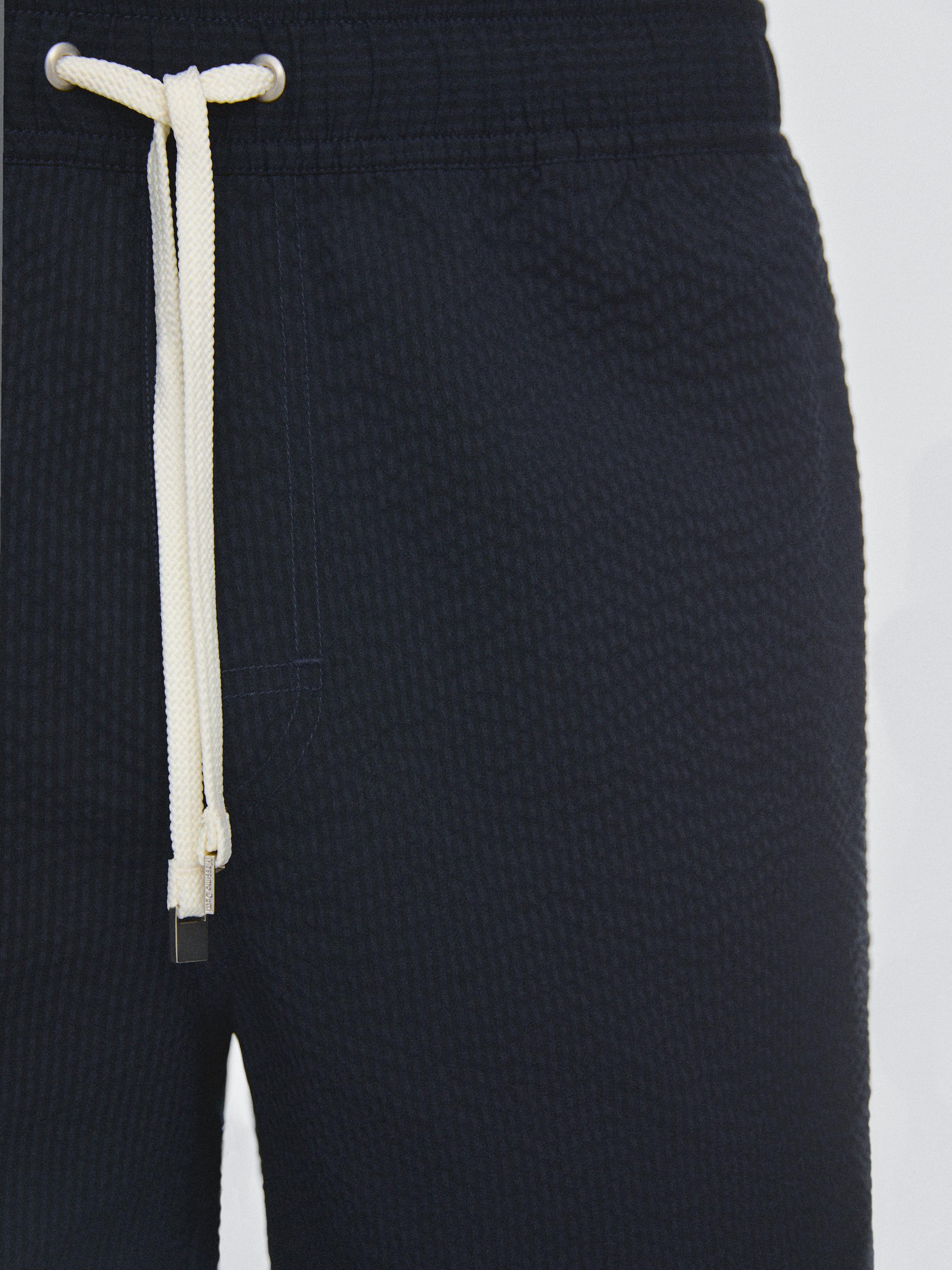 Maillot de bain uni texturé