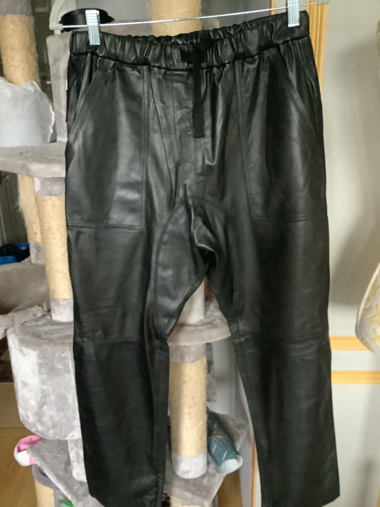 ZW LEATHER COLLECTION JOGGERS SECOND HAND | Zara Preowned