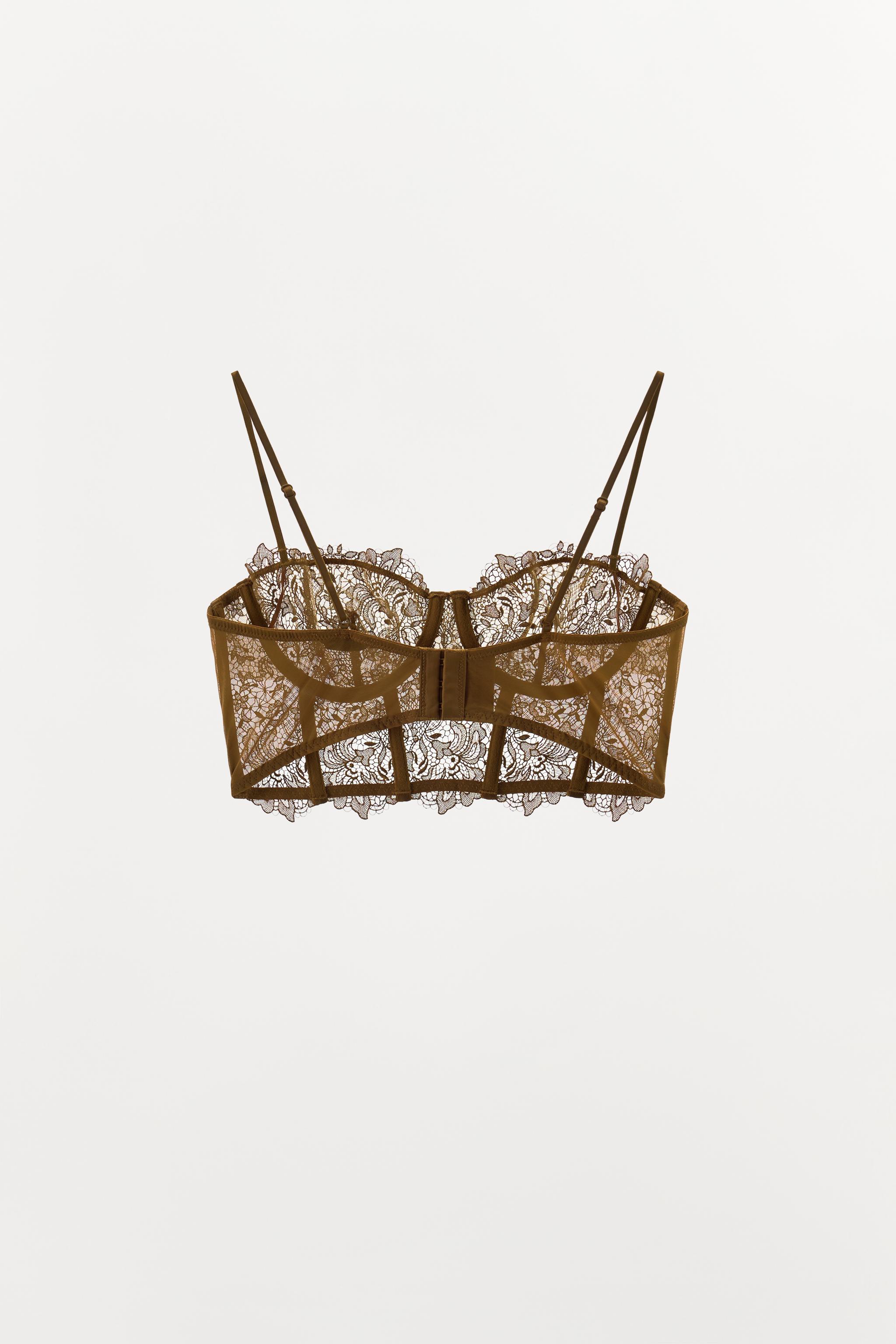 SOUTIEN-GORGE À ARMATURES EN DENTELLE