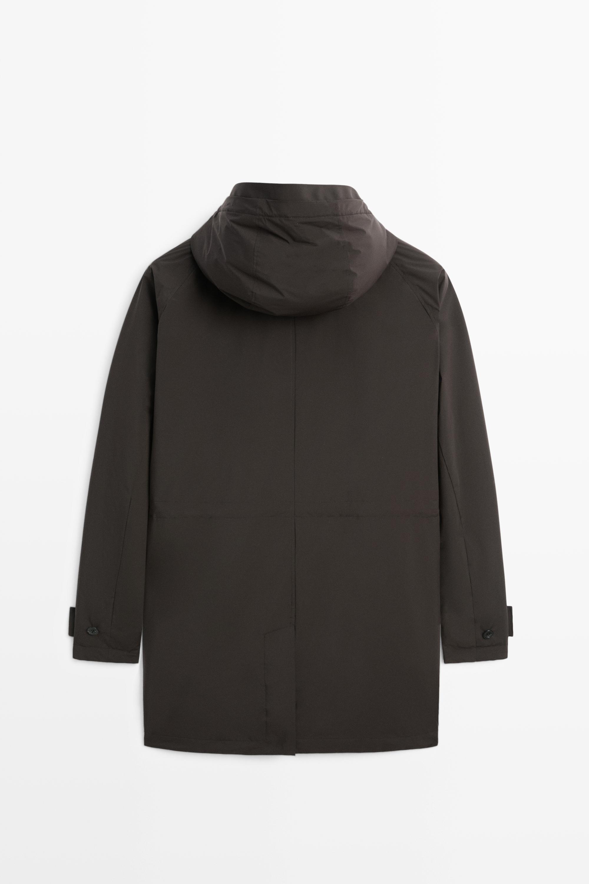 Long technical parka