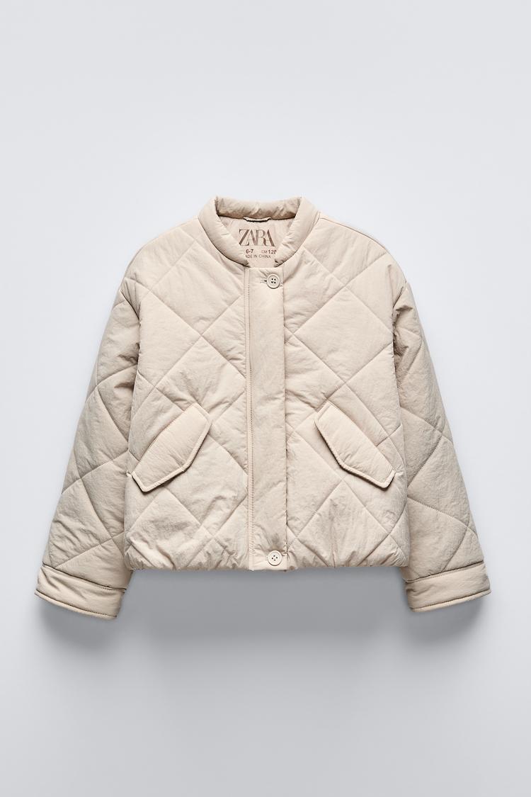 パフボンバージャケット - ストーン | ZARA Japan / 日本