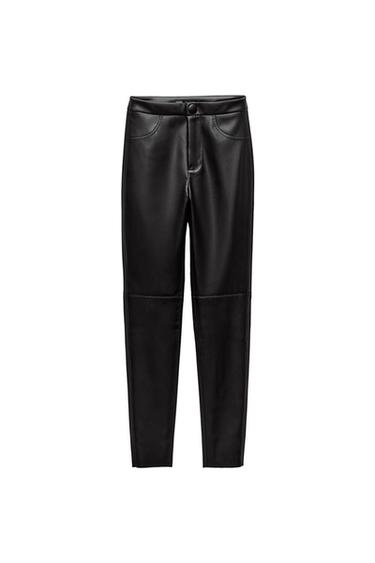 FAUX LEATHER LEGGINGS