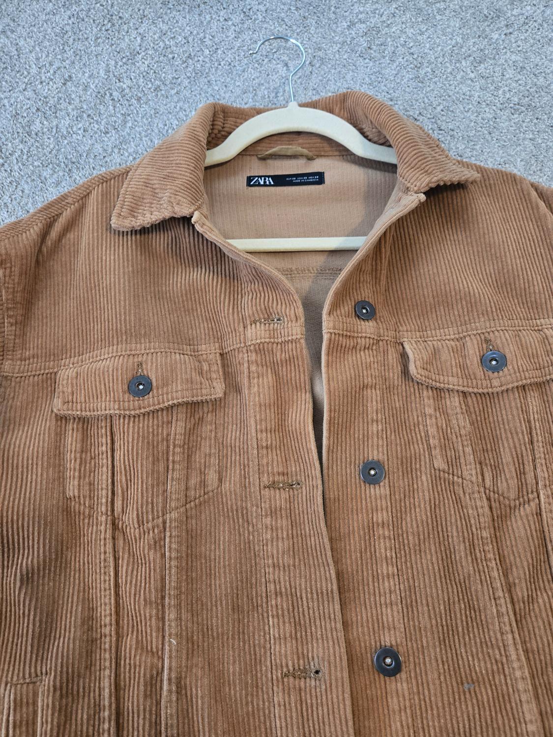 OVERSIZED CORDUROY OVERSHIRT WITH POCKETS - Image 3