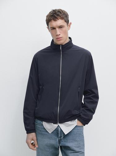 Cazadora corta reversible - Marino de Zara