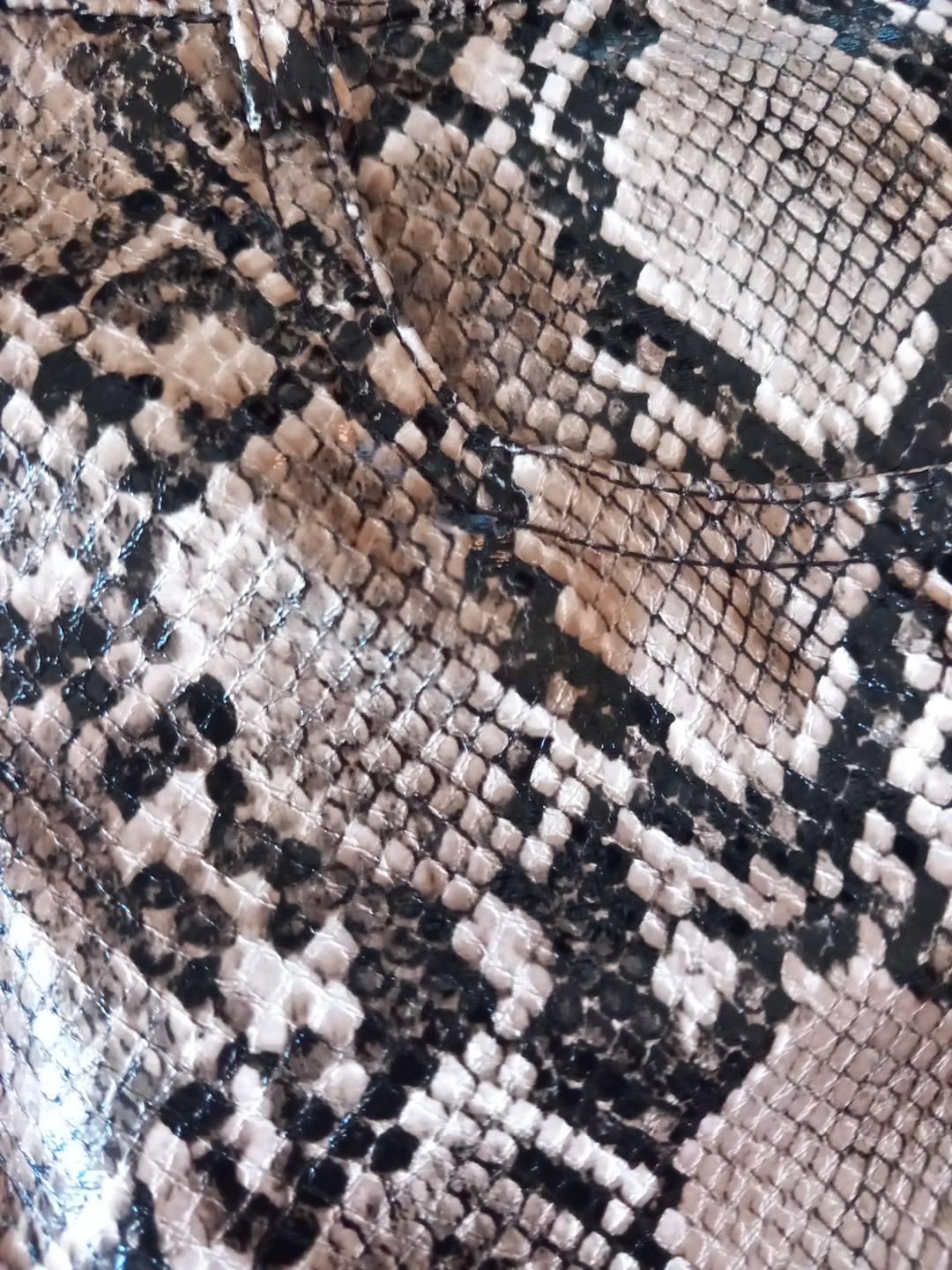 FAUX LEATHER ANIMAL PRINT TROUSERS - Image 5