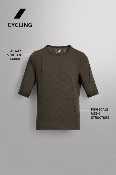 GRAVEL BASE LAYER T-SHIRT - Brown / Taupe by Zara - Image 7