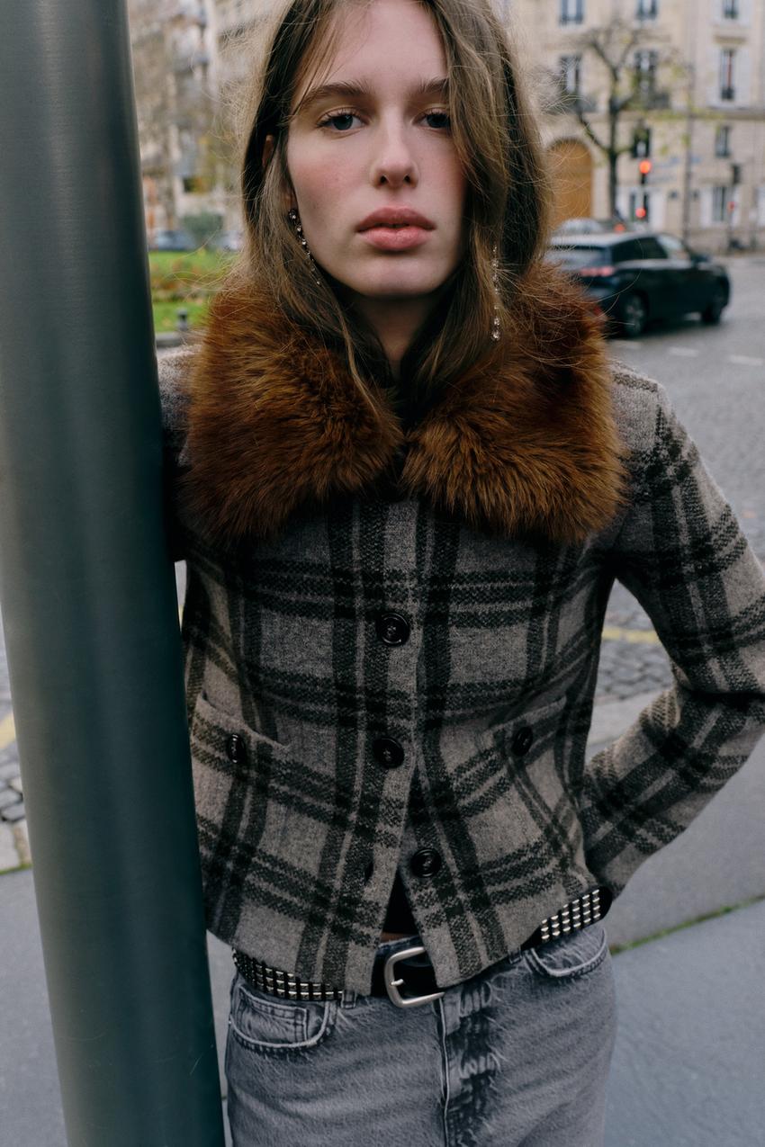 Blazer Retailer Blazer Cuadros Mujer Zara Zara Chaqueta Verde