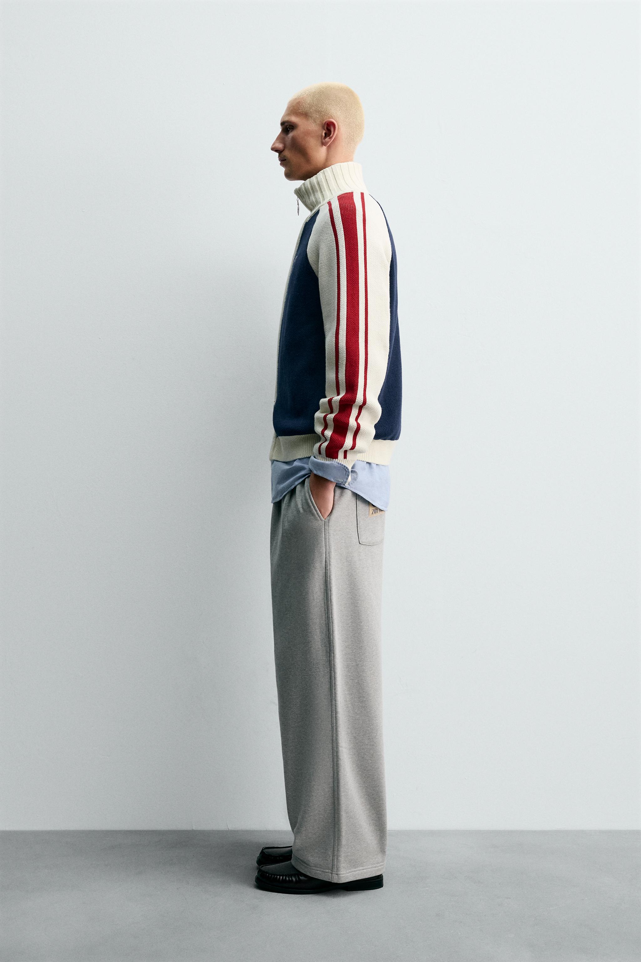 CHAMPION ® X ZARA カラーブロックバンドニットジャケット CHAMPION ® X ZARA カラーブロックバンド ニットジャケット