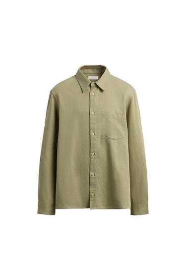 FLUID REGULAR FIT DENIM SHIRT