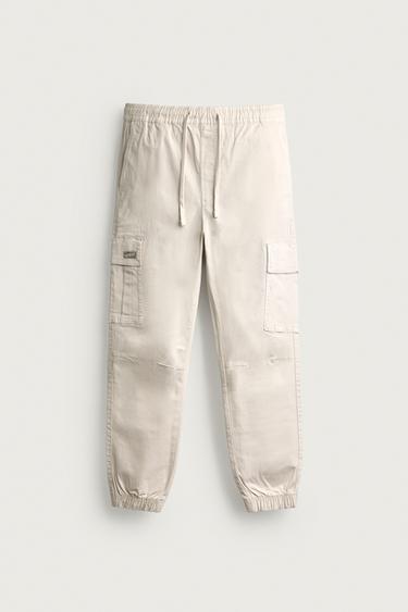 PANTALÓN CARGO SLIM FIT - Hielo de Zara
