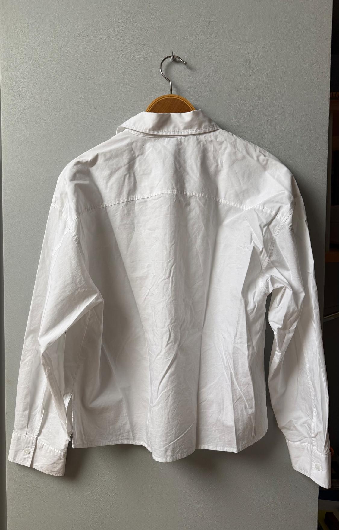 ZW COLLECTION CROPPED POPLIN SHIRT - Image 3