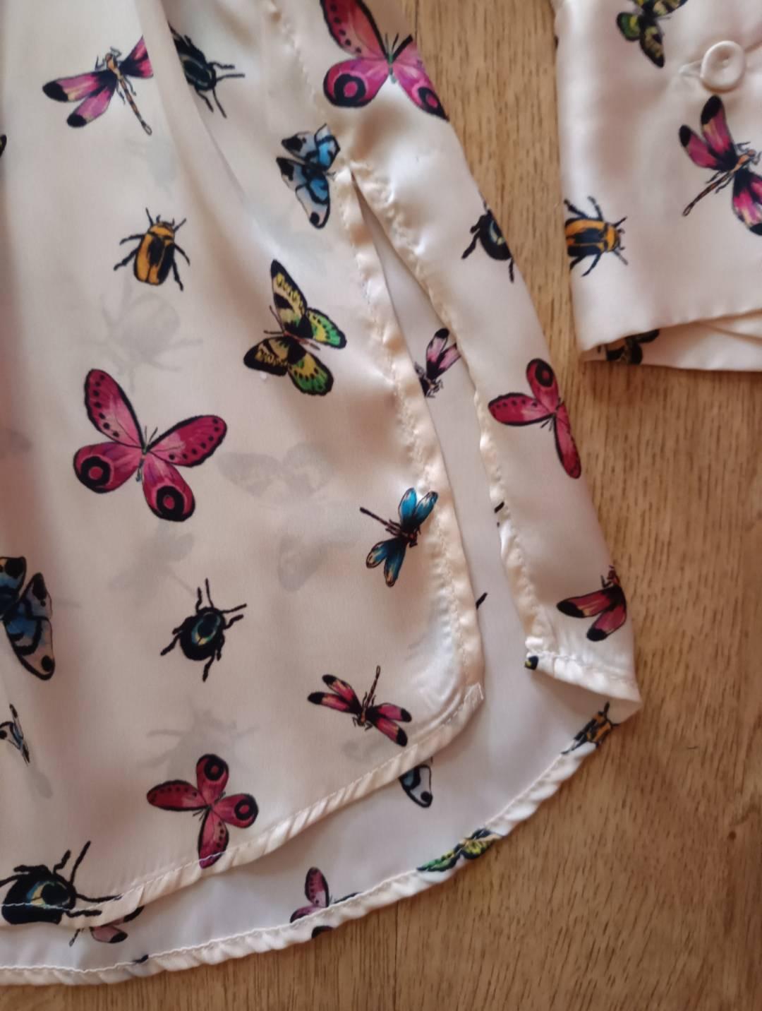 PRINTED SHIRT WITH A SATIN FINISH - Image 3
