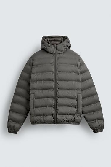 VESTE MATELASSÉE LÉGÈRE DÉPERLANTE - Plomb de Zara