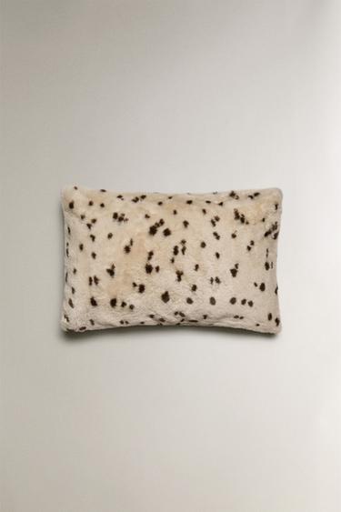 ANIMAL PRINT CUSHION COVER - Ecru by Zara - Image 2