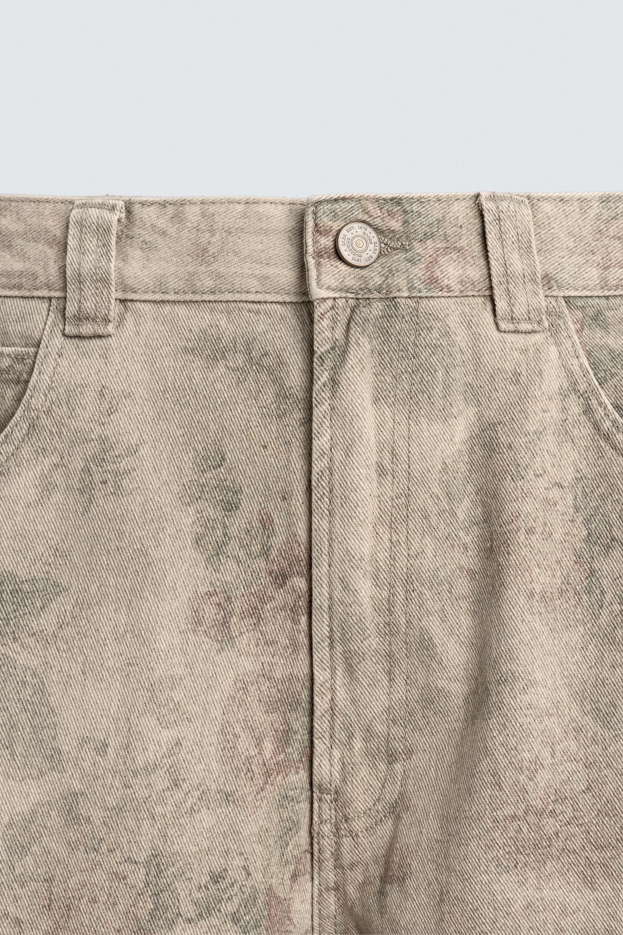 バルーンフィットアブストラクトプリントパンツ - 028 | ZARA Japan / 日本