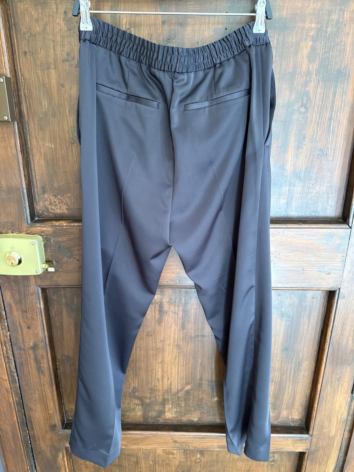 JOGGER WAIST SATIN TROUSERS - Image 3