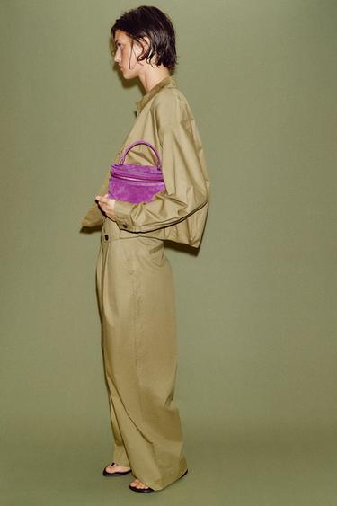 SAC VANITY CUIR - Violet de Zara - Image 2