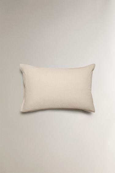 CHILDREN'S SEERSUCKER PILLOWCASE - Greyish by Zara - Image 2