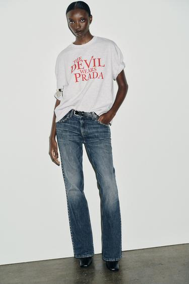 THE DEVIL WEARS PRADA T-SHIRT - Grey marl by Zara - Image 0
