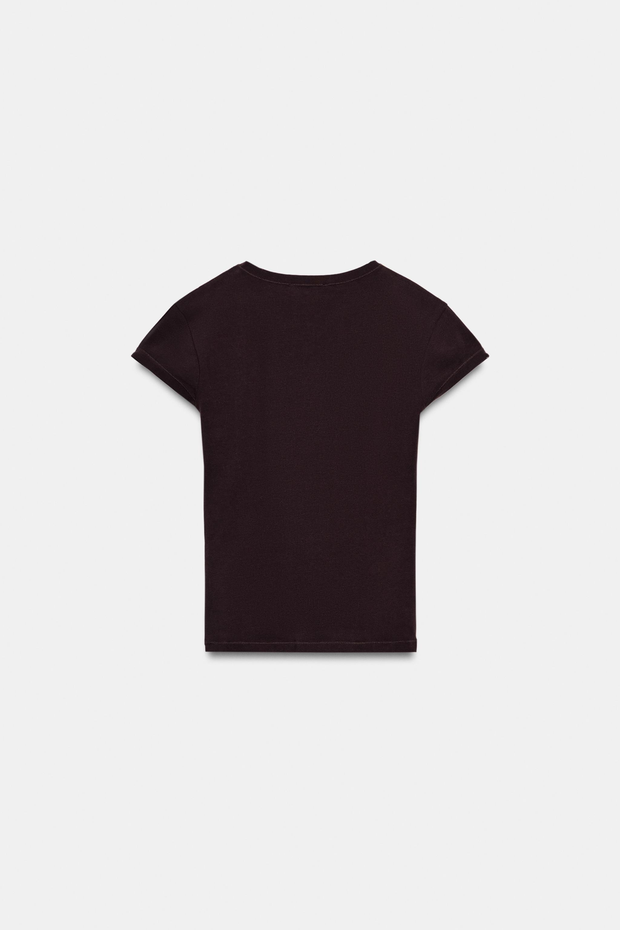 ÖNÜ YAZILI T-SHIRT - Görsel 5